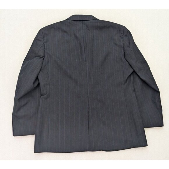 Towncraft Men's Blazer Jacket Size 42S Blue Pinstripe Sport Coat - Picture 8 of 16